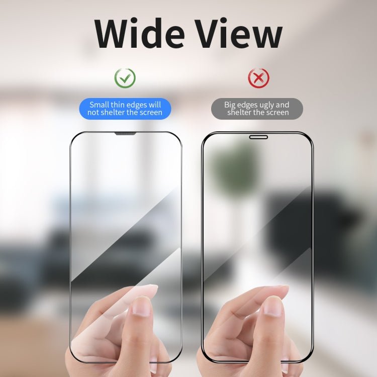 For iPhone 12 / 12 Pro ENKAY Quick Stick Tempered Glass Film - British D'sire