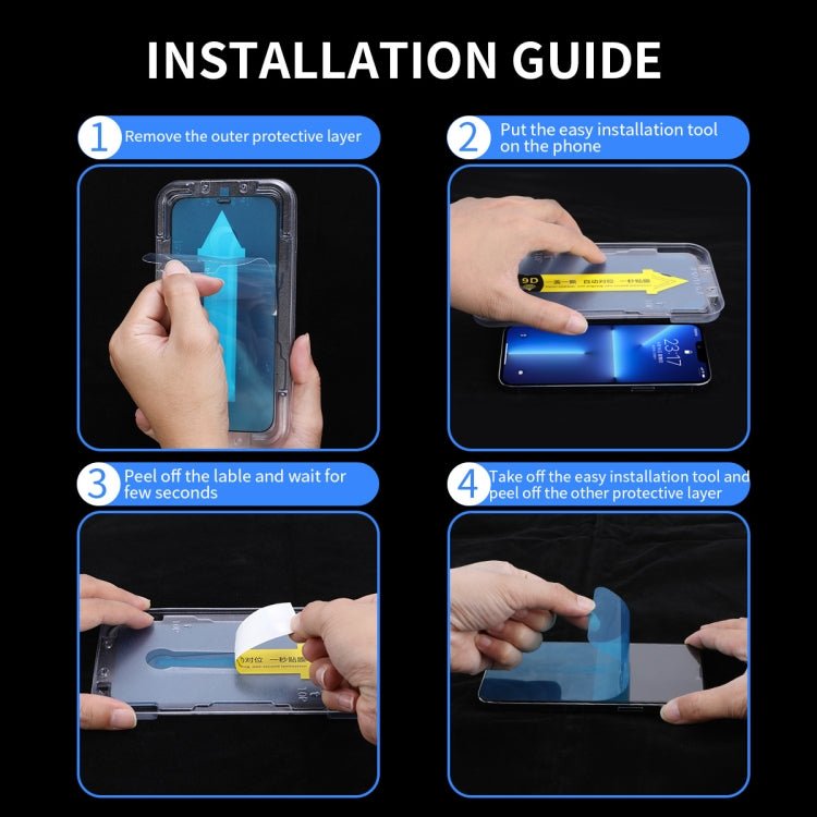 For iPhone 12 / 12 Pro ENKAY Quick Stick Tempered Glass Film - British D'sire