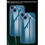 For iPhone 13 2pcs IMAK Curved Full Screen Hydrogel Film Back Protector - British D'sire