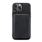 For iPhone 13 JEEHOOD Magnetic Zipper Horizontal Flip Leather Case with Holder & Card Slot & Wallet(Black) - British D'sire