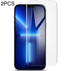 For iPhone 13 mini 2pcs IMAK Curved Full Screen Hydrogel Film Front Protector - British D'sire