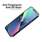 For iPhone 13 mini 5pcs ENKAY Hat - Prince Full Glue Tempered Glass 6D Full Coverage Anti - scratch Protector - British D'sire