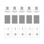 For iPhone 13 mini 5pcs ENKAY Hat - Prince Full Glue Tempered Glass 6D Full Coverage Anti - scratch Protector - British D'sire