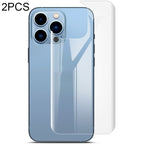 For iPhone 13 Pro 2pcs IMAK Curved Full Screen Hydrogel Film Back Protector - British D'sire