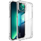 For iPhone 13 Pro IMAK All - inclusive Shockproof Airbag TPU Phone Case with Screen Protector (Transparent) - British D'sire