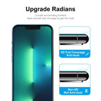 For iPhone 13 Pro Max 5pcs ENKAY Hat - Prince Full Glue Tempered Glass 6D Full Coverage Anti - scratch Protector - British D'sire