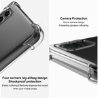 For iPhone 13 Pro Max IMAK All - inclusive Shockproof Airbag TPU Phone Case with Screen Protector (Transparent Black) - British D'sire
