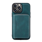 For iPhone 13 Pro Max JEEHOOD Magnetic Zipper Horizontal Flip Leather Case with Holder & Card Slot & Wallet (Blue) - British D'sire