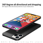 For iPhone 13 Pro Max MOFI Frosted PC Ultra - thin Hard Case(Red) - British D'sire