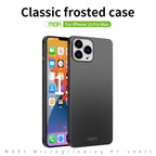 For iPhone 13 Pro Max MOFI Frosted PC Ultra - thin Hard Case(Red) - British D'sire