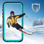 For iPhone 13 Pro Max RedPepper Transparent Dot Shockproof Waterproof PC + TPU Protective Case (Blue) - British D'sire