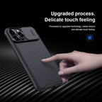 For iPhone 13 Pro NILLKIN Black Mirror Pro Series Camshield Full Coverage Dust-proof Scratch Resistant Phone Case (Black) - British D'sire