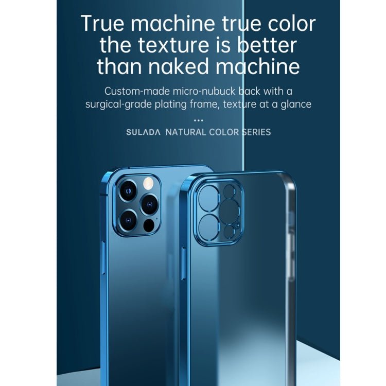 For iPhone 13 Pro SULADA Electroplating Shockproof Ultra-thin TPU Protective Case (Gold) - British D'sire