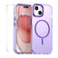For iPhone 15 ENKAY Hat-Prince MagSafe Candy Color Phone Case with 9H Screen Film(Purple) - British D'sire