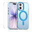 For iPhone 16 Plus ENKAY Hat-Prince MagSafe Candy Color Phone Case with 9H Screen Film(Blue) - British D'sire