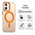 For iPhone 16 Plus ENKAY Hat-Prince MagSafe Candy Color Phone Case with 9H Screen Film(Blue) - British D'sire