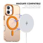 For iPhone 16 Plus ENKAY Hat-Prince MagSafe Candy Color Phone Case with 9H Screen Film(Blue) - British D'sire