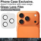 For iPhone 17 Pro / 17 Pro Max imak Glass Rear Camera Lens Film Phone Case Exclusive, Self-positioning Version - British D'sire
