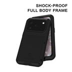 For iPhone 17 Pro LOVE MEI Metal Shockproof Life Waterproof Dustproof Phone Case(Yellow) - British D'sire