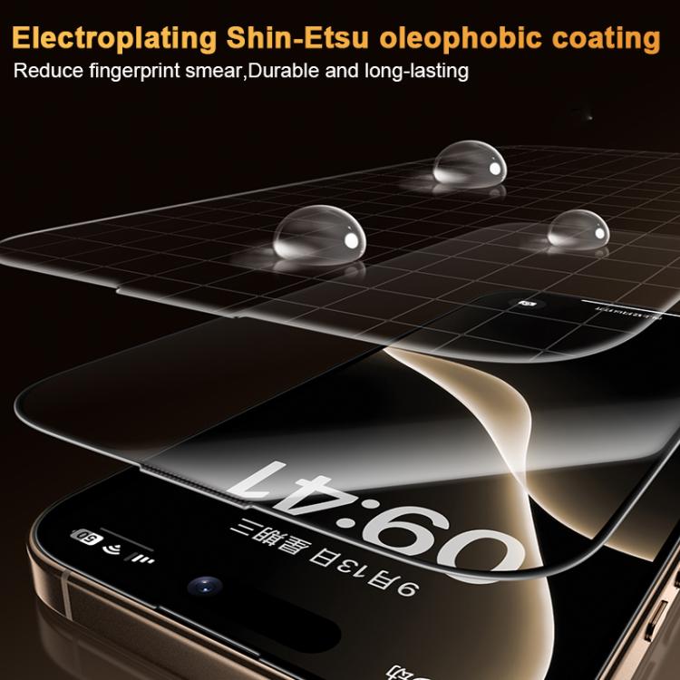 For iPhone 17 Pro Max Benks King Kong Corning Hot-bend Full-glue DLC Tempered Film Quick-install Version - British D'sire