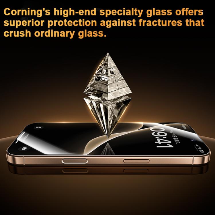 For iPhone 17 Pro Max Benks King Kong Corning Hot-bend Full-glue DLC Tempered Film Quick-install Version - British D'sire