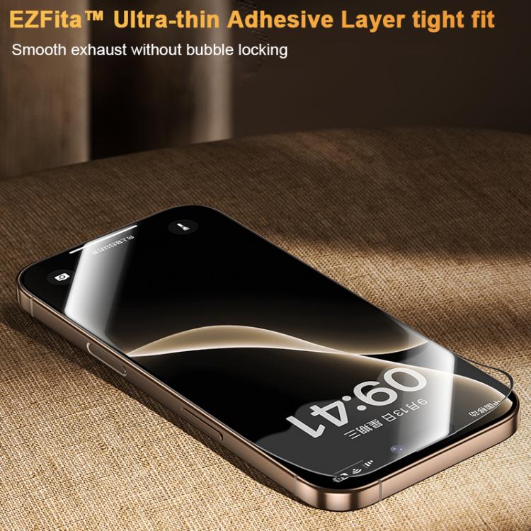 For iPhone 17 Pro Max Benks King Kong Corning Hot-bend Full-glue DLC Tempered Film Quick-install Version - British D'sire