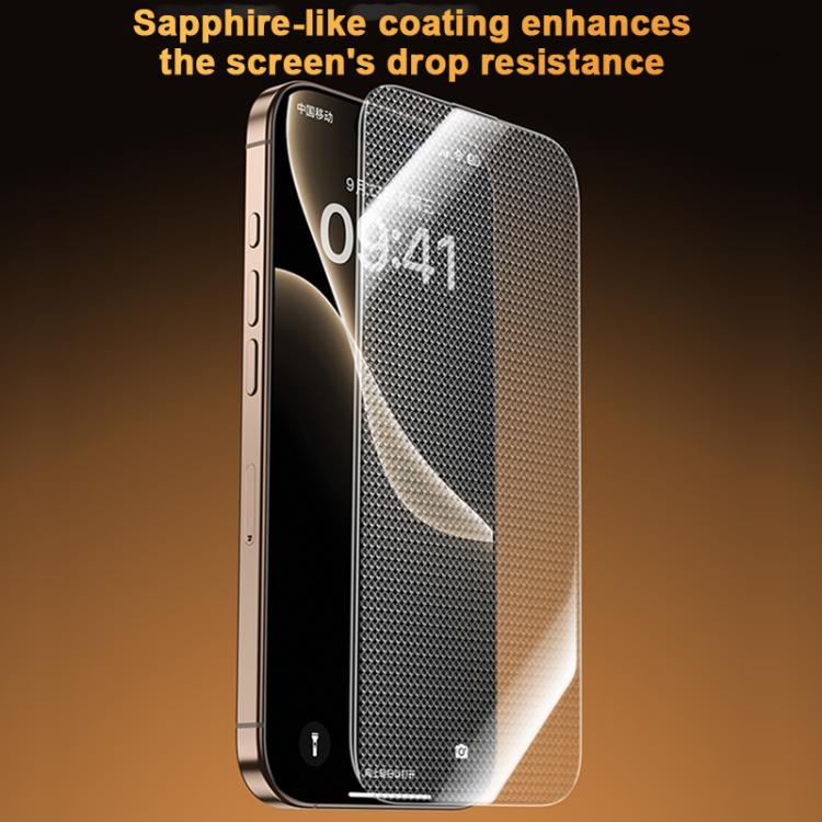 For iPhone 17 Pro Max Benks King Kong Corning Hot-bend Full-glue DLC Tempered Film Quick-install Version - British D'sire