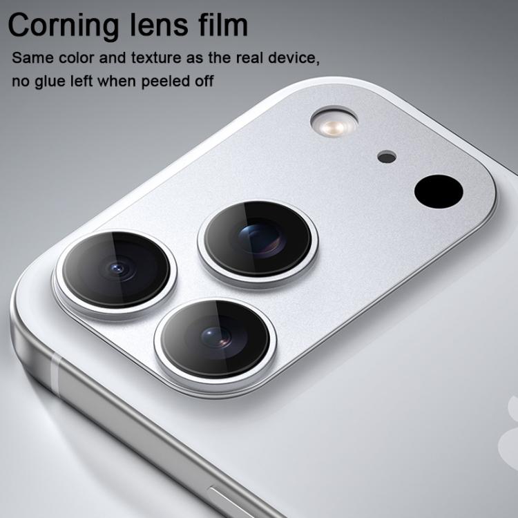 For iPhone 17 Pro Max Benks King Kong Corning Integrated Metal Phone Lens Screen Protector(White) Secondary image