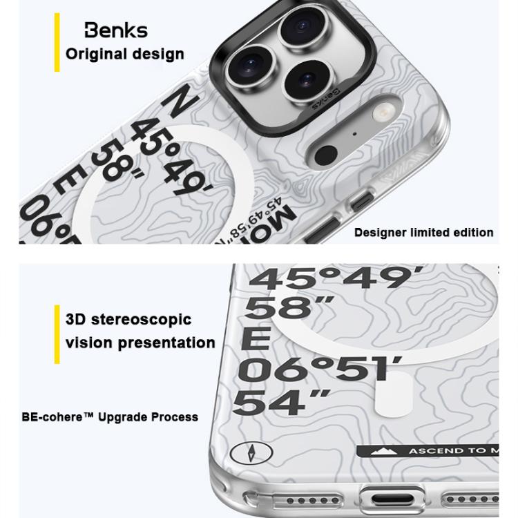 For iPhone 17 Pro Max Benks Light Color D1 Series MagSafe Magnetic Phone Case(Black) - British D'sire