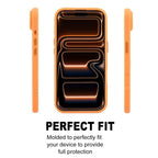 For iPhone 17 Pro Max GEBEI Jazz Series Skin Feel Frosted MagSafe Phone Case(Orange) - British D'sire