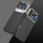 For iPhone 17 Pro Max GKK Color Master Splicing Phone Case(Grey Black) - British D'sire