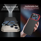 For iPhone 17 Pro Max GKK Color Master Splicing Phone Case(Grey Black) - British D'sire