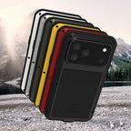 For iPhone 17 Pro Max LOVE MEI Metal Shockproof Life Waterproof Dustproof Phone Case(White) - British D'sire