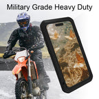 For iPhone 17 Pro Max LOVE MEI Metal Shockproof Life Waterproof Dustproof Phone Case(White) - British D'sire