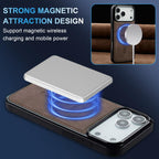 For iPhone 18 Pro / 17 Pro LC.IMEEKE L6 Series MagSafe Magnetic Phone Case(Coffee) - British D'sire