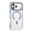 For iPhone 18 Pro / 17 Pro Mutural Transparent Color Series PC+TPU Magnetic MagSafe Phone Case(Dark Blue) - British D'sire