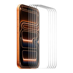 For iPhone 18 Pro 5 PCS/Pack ENKAY Thickened Glue No White Edge 9H Big Arc Edge High Aluminum-silicon Tempered Glass Film - British D'sire