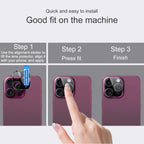 For iPhone 18 Pro IMAK High Definition Integrated Glass Lens Film Black Version - British D'sire