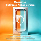 For iPhone 18 Pro imak Magnetic Shockproof Airbag TPU Phone Case(Transparent) - British D'sire
