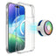 For iPhone 18 Pro imak Magnetic Shockproof Airbag TPU Phone Case(Transparent) - British D'sire