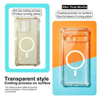 For iPhone 18 Pro imak Magnetic Shockproof Airbag TPU Phone Case(Transparent) - British D'sire