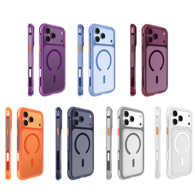 For iPhone 18 Pro Mutural AirShield Series Magnetic Phone Case(Grey) - British D'sire