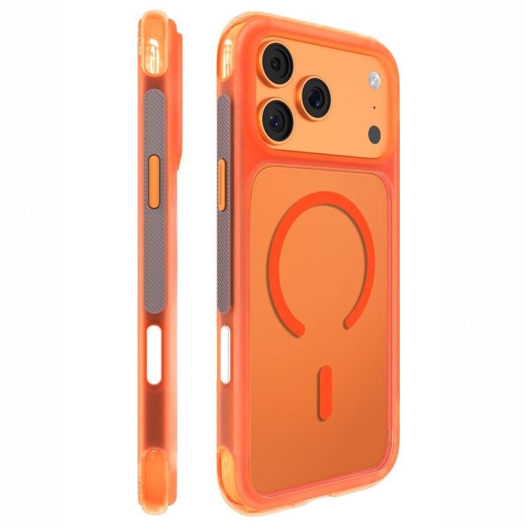 For iPhone 18 Pro Mutural AirShield Series Magnetic Phone Case(Orange) - British D'sire Main image