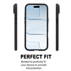 For iPhone Air GEBEI Jazz Series Skin Feel Frosted MagSafe Phone Case(Black) - British D'sire