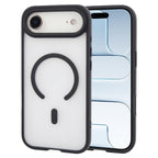 For iPhone Air GEBEI Jazz Series Skin Feel Frosted MagSafe Phone Case(Black) - British D'sire