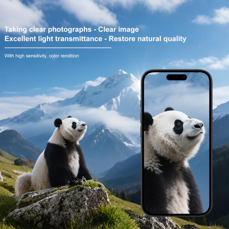 For iPhone Air imak Glass Rear Camera Lens Film Phone Case Exclusive, Self-positioning Version - British D'sire