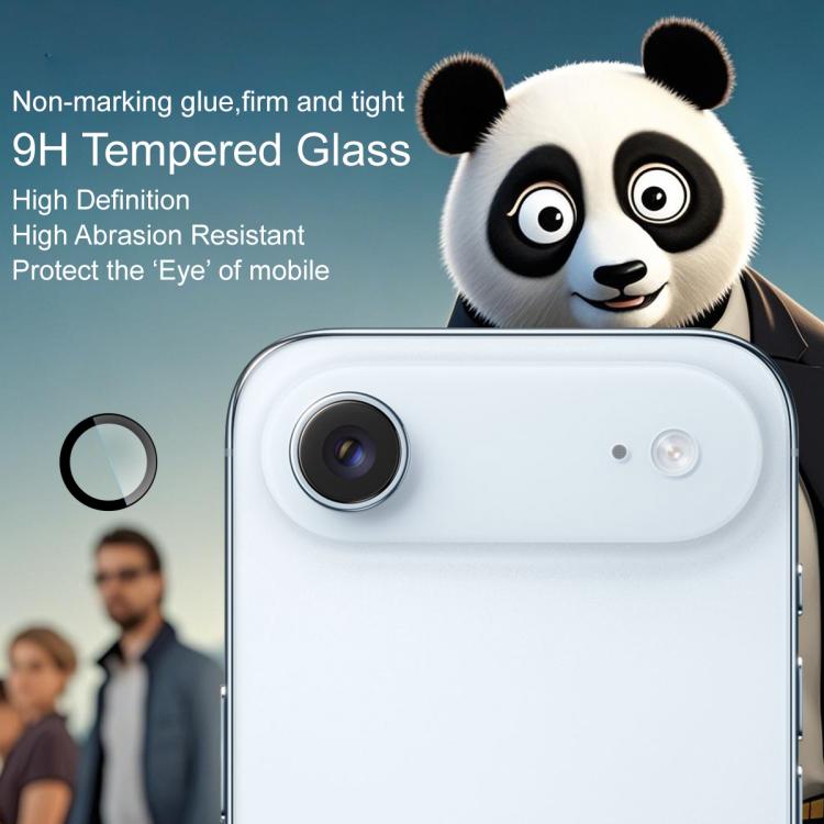 For iPhone Air imak Glass Rear Camera Lens Film Phone Case Exclusive, Self-positioning Version - British D'sire