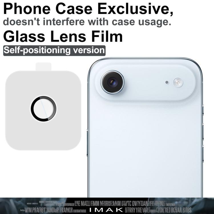 For iPhone Air imak Glass Rear Camera Lens Film Phone Case Exclusive, Self-positioning Version Secondary image
