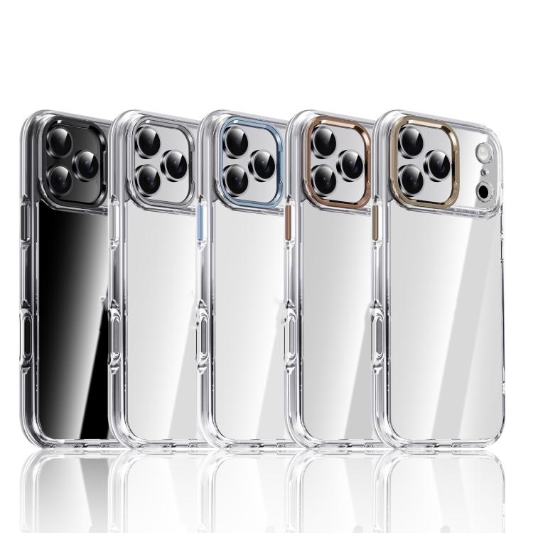 For iPhone Air iPAKY Mingxing Series Shockproof PC+TPU Phone Case(Transparent + Blue) Secondary image
