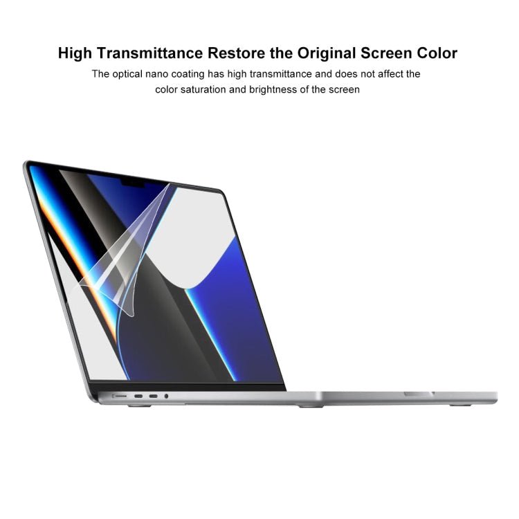For MacBook Pro 14.2 inch A2442 ENKAY Clear HD PET Laptop Screen Protector - British D'sire